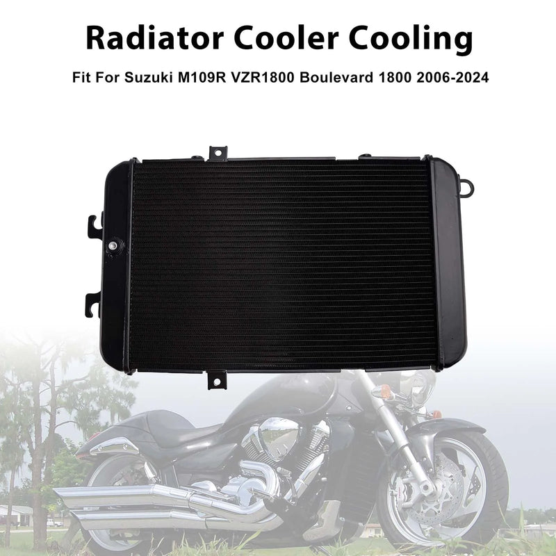Powersports Pro Radiator Cooler Cooling For Suzuki M109R VZR1800 Boulevard 1800 2006-2015 2016 2017 2018 2019 2020 2021 2022 2023 2024