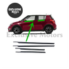 Suzuki Swift 4-Piece Outer Window Rubber Weather Strip (2006-2012)