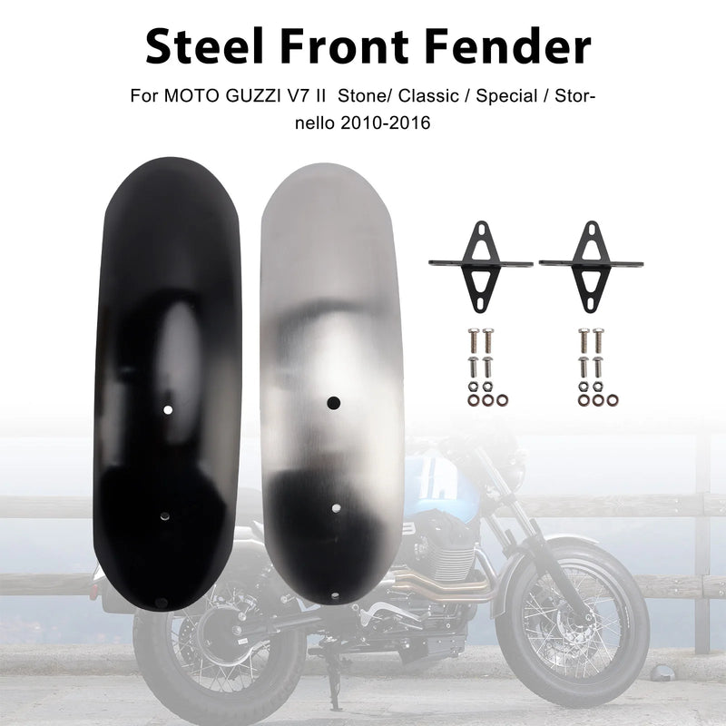 Powersports Pro Steel Front Fender MOTO GUZZI V7 II Stone Classic Special 2010 2011 2012 2013 2014 2015 2016