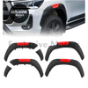Toyota Hilux 6" Fender Flares Wheel Arch Mudguards (2015-2023)