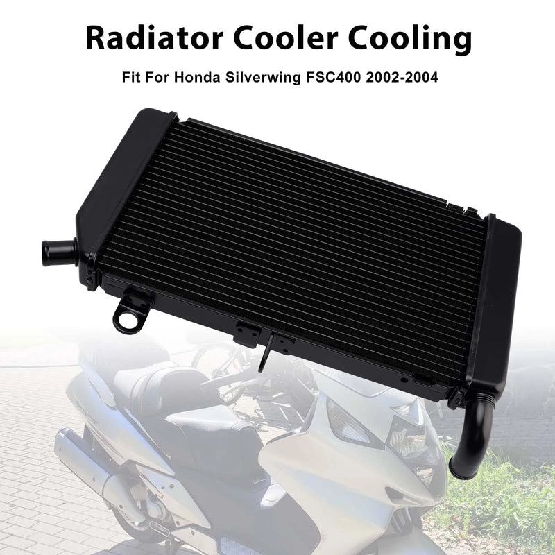Powersports Pro Radiator Cooler Cooling Honda Silverwing 600 FSC600 02-13 FSC400 2002 2003 2004