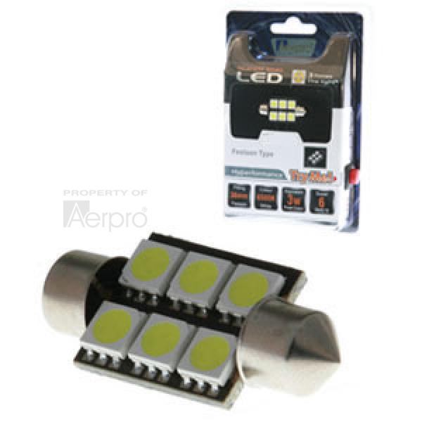 Aerpro 6 Xsmd Led 36Mm Festoon Red SMD93R