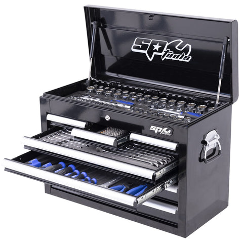 SP Tools Custom Series Tool Kit 201 Pc Metric/SAE 5 Dr