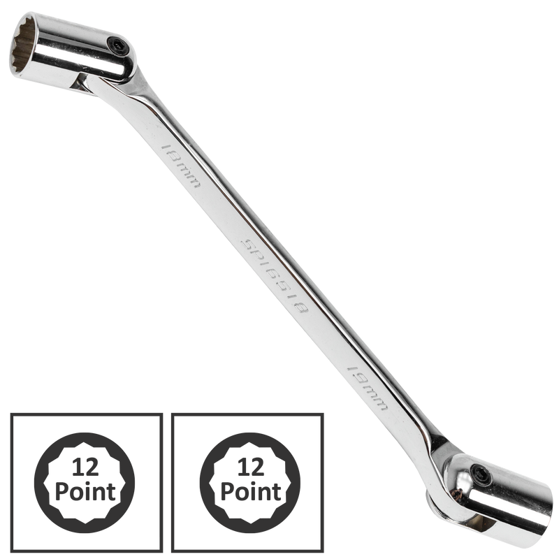 SP Tools Spanner Flexible Double Socket 10 x 11 mm SP16510