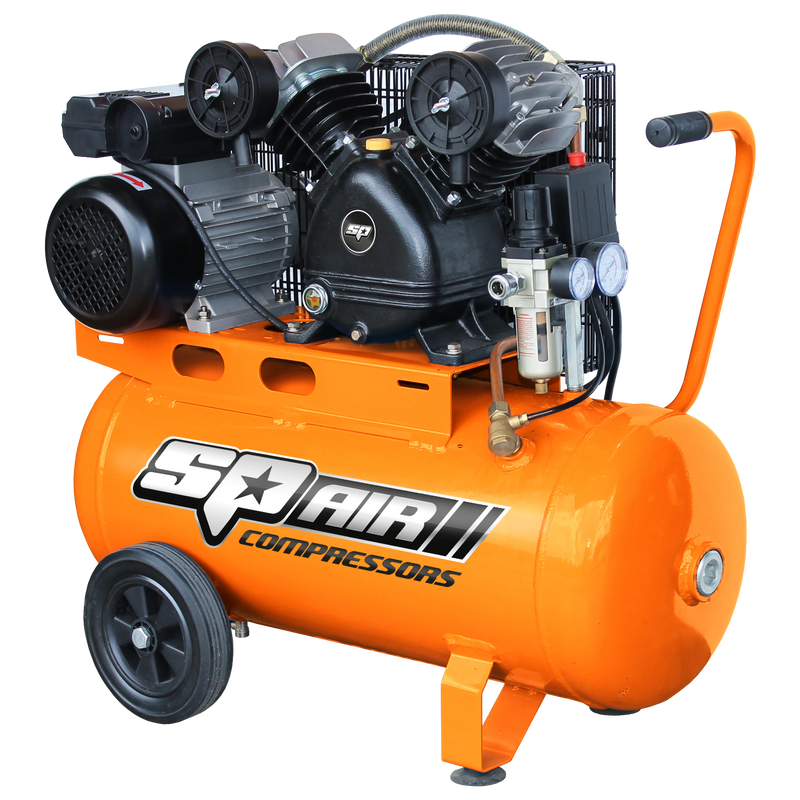 SP Tools SP17 Air Compressor - V-Twin Cast Iron Portable