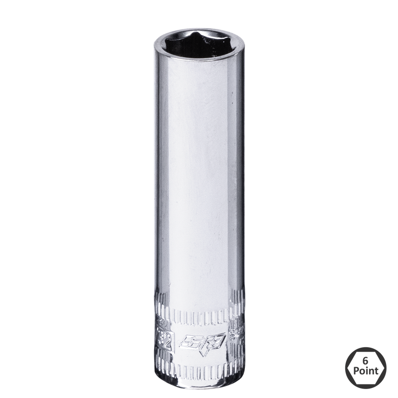 SP Tools Socket Deep 1/4"Dr 6Pt SAE 11/32" SP21456