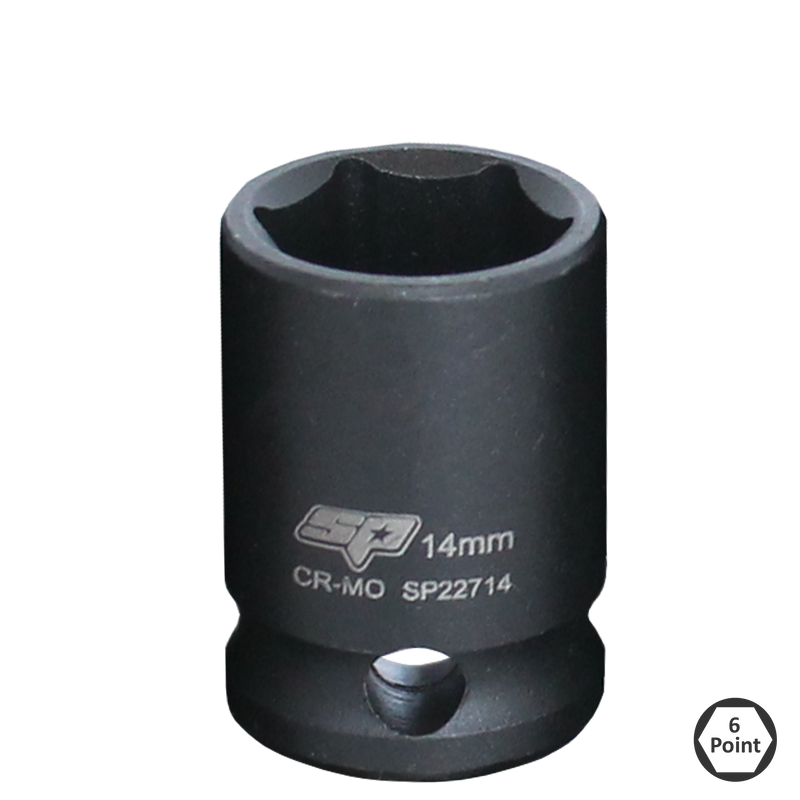 SP Tools Socket Impact 3/8"Dr 6Pt Metric 9mm SP22709