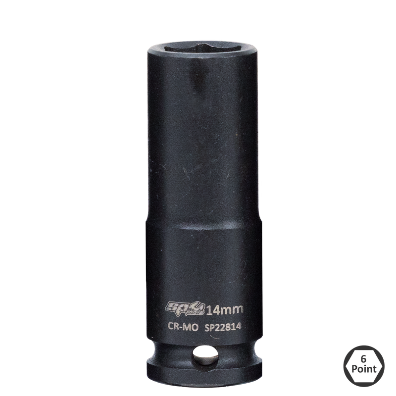 SP Tools Socket Impact 3/8"Dr 6Pt Deep Metric 16mm SP22816