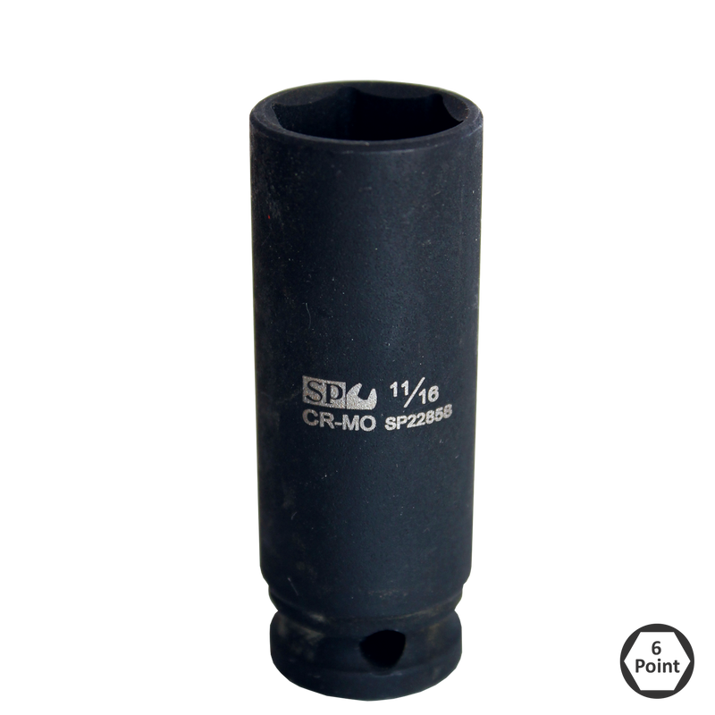 SP Tools Socket Impact 3/8"Dr 6Pt Deep SAE 5/16" SP22852
