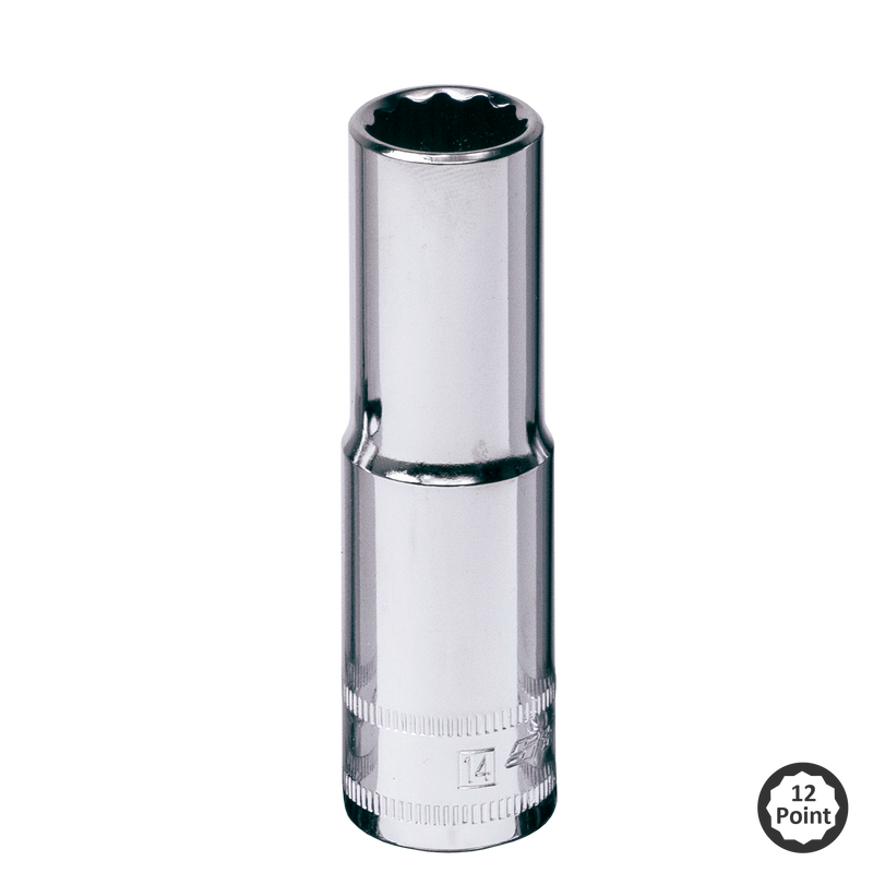 SP Tools Socket 1/2Dr 12Pt Deep Metric 12mm SP23412