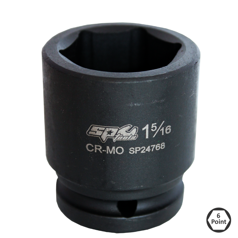 SP Tools Socket Impact 3/4"Dr 6Pt SAE 1-11/16" SP24774
