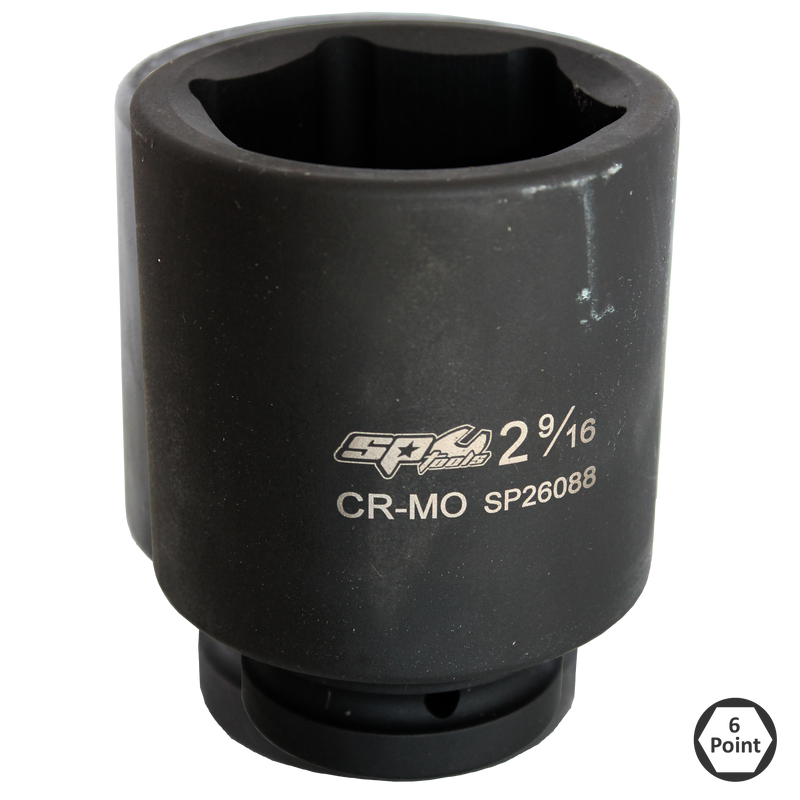 SP Tools Socket Impact 1"Dr 6Pt Deep SAE 7/8" SP26061