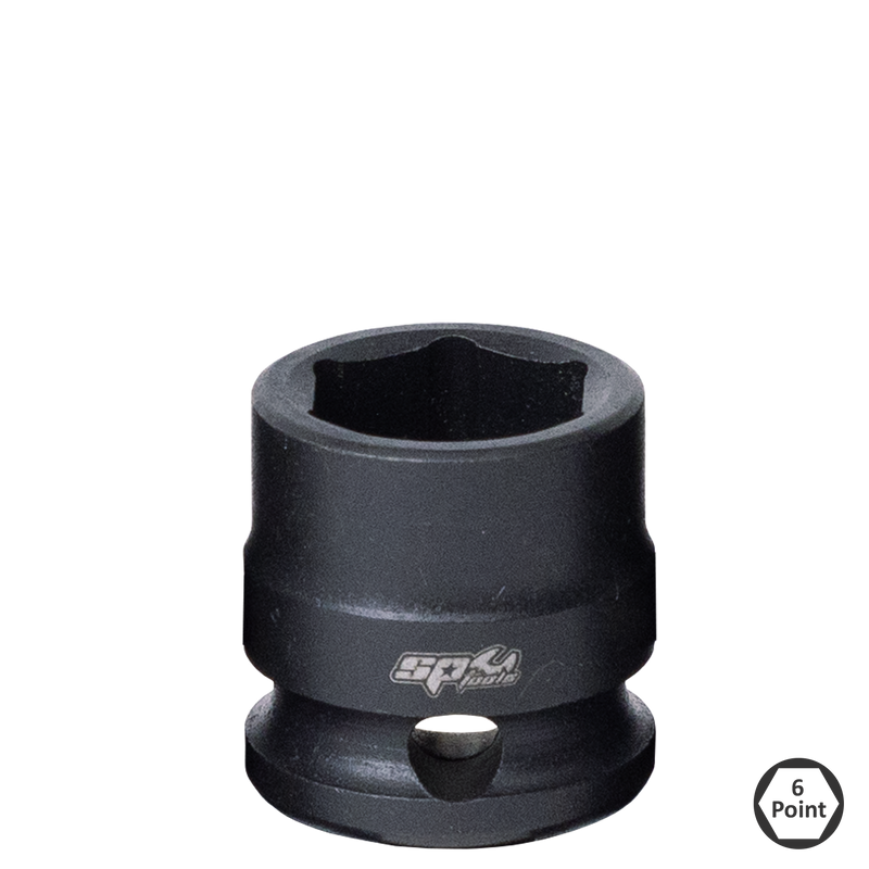 SP Tools Socket Impact Stubby Metric 3/8"Dr 6Pt 14mm