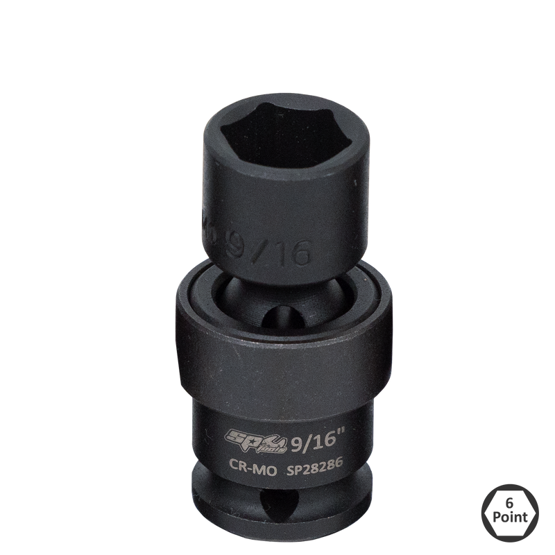 SP Tools Socket Impact Swivel 3/8Dr 6Pt 3/4" SP28289