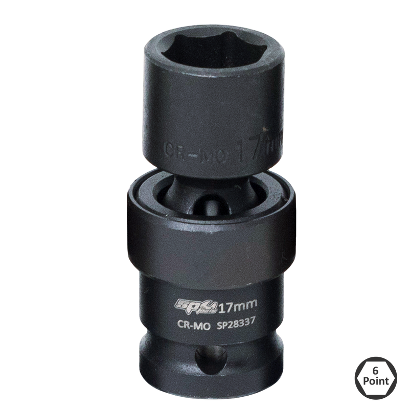 SP Tools Socket Impact Swivel 1/2Dr 6Pt 16mm SP28336