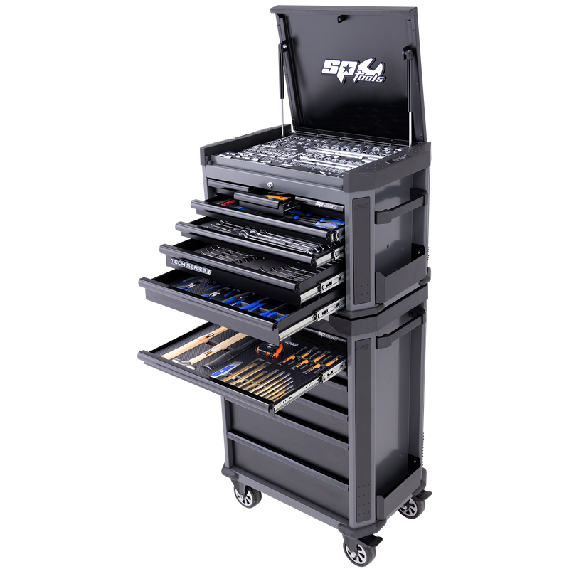 SP Tools 336Pc Tech Series Tool Kit Combo Metric/SAE
