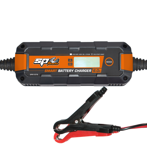 SP Tools Smart Battery Charger 8-Stage Multi-Volt 6V 12V