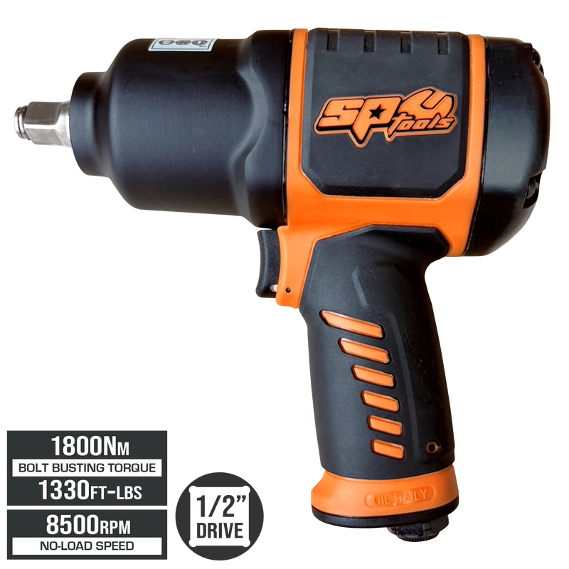 SP Tools Air Tool - Impact Wrench 1/2"Dr SP9840