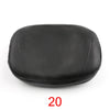 Honda Kawasaki Suzuki Touring Yamaha Black Generic Universal Backrest Cushion Pad
