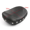Honda Kawasaki Suzuki Touring Yamaha Black Generic Universal Backrest Cushion Pad