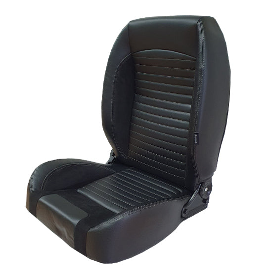 Autotecnica Low Back PU Leather Seat (Pair) SS65BG