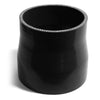 Saas Silicone Straight Reducer 89 x 102 x 102mm Black