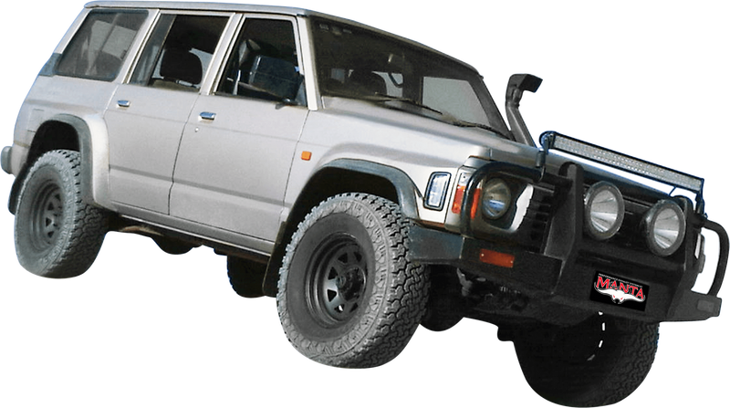 Manta SSMKNI0077 Single 2.5in Cat Back Stainless S | Kren Offroad NZ