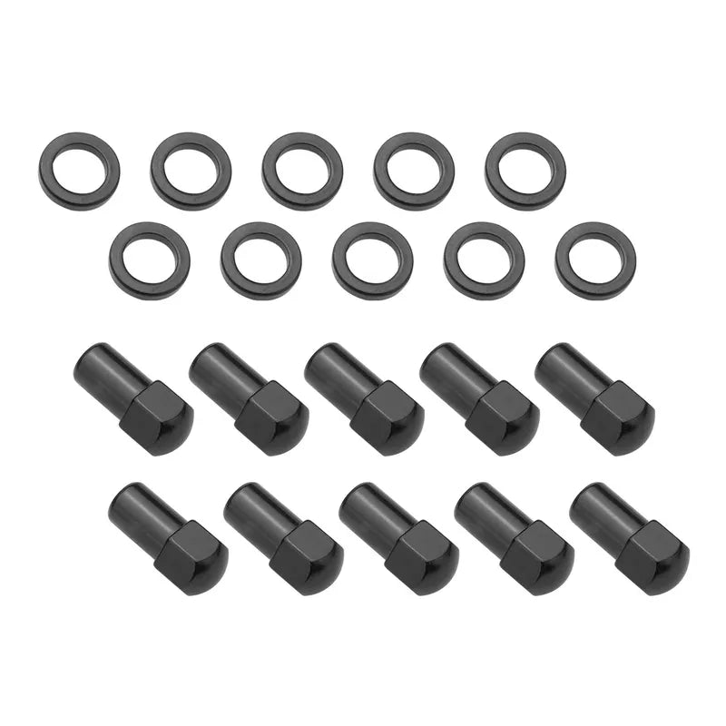 Street Pro Wheels STP-WN5112K10-BLK Wheel Lug Nut Kit
