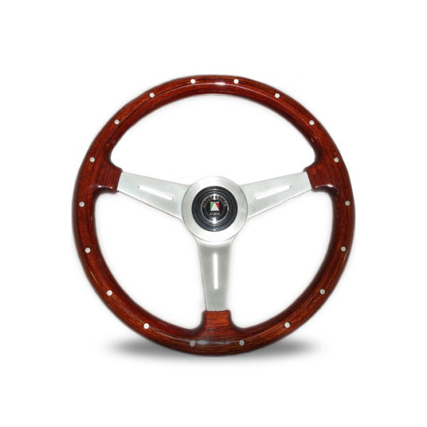 Autotecnica Classic Woodgrain Alloy Spoke Steering Wheel