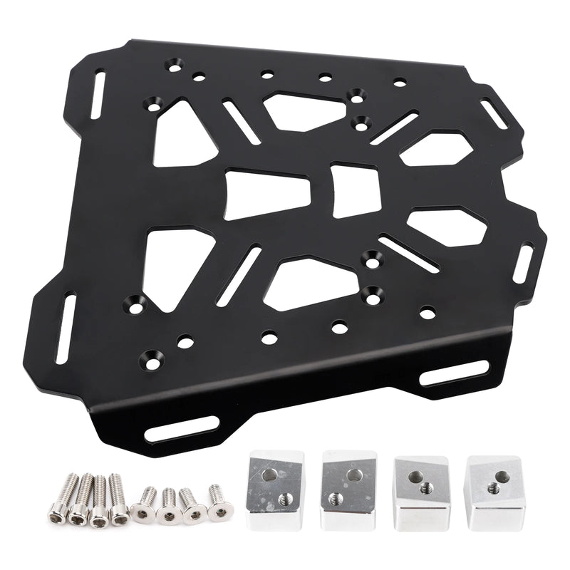 Powersports Pro Aluminum Rear Carrier Top Rack Luggage Plate For Ducati Multistrada V4 2022 2023 2024 2025