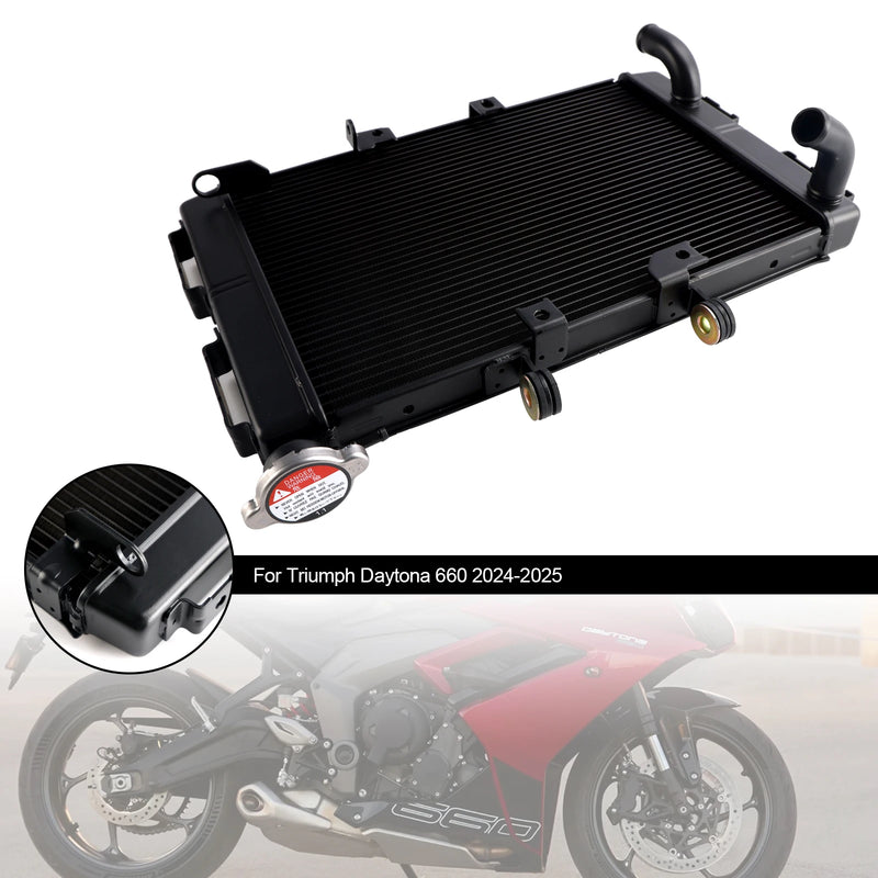 Powersports Pro Radiator Cooling Engine Cooler For Daytona 660 2024-2025