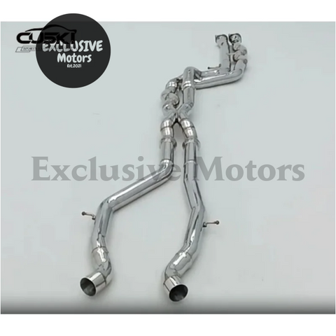 BMW M3 / M4 F80 F82 F83 S55 3.0T quality Stainless Steel car Exhaust system High Performance Exhaust Pipes branch downpipe