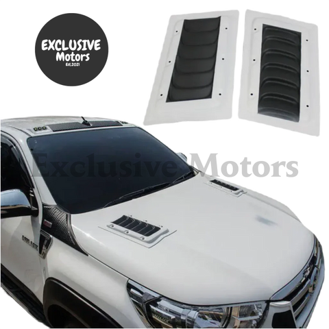 Toyota Hilux Revo Rocco & Fortuner Side Bonnet Scoop Hood (2016-2022)