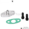 Turbo Oil Feed Inlet Flange Gasket Adapter Kit 4An 4 An Fitting T3 T3/T4 T04