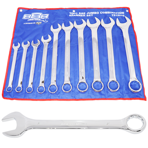 888 Tools by SP Tools Spanner Set ROE SAE Jumbo 10pc