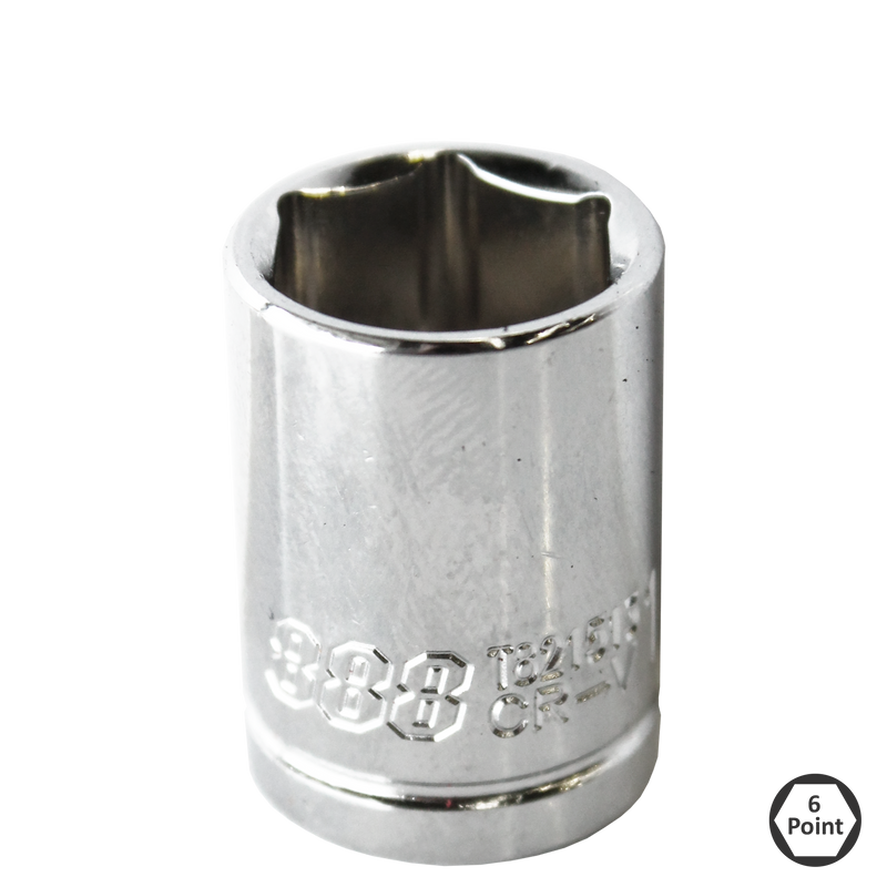 888 Tools by SP Tools Socket 1/4Dr 6Pt SAE 5/16" T821555