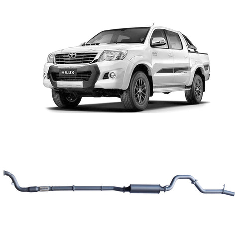 Redback Extreme Duty Exhaust 3in Turbo Back (With Cat &