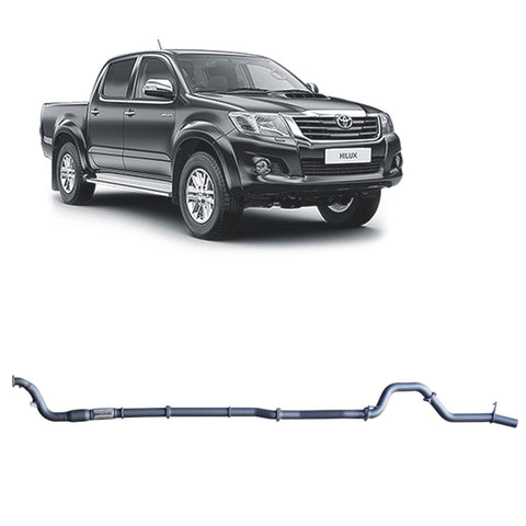 Redback Extreme Duty Exhaust 3in Turbo Back (With Cat &