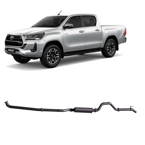 Redback Extreme Duty Exhaust 3in DPF Back (No Cat With