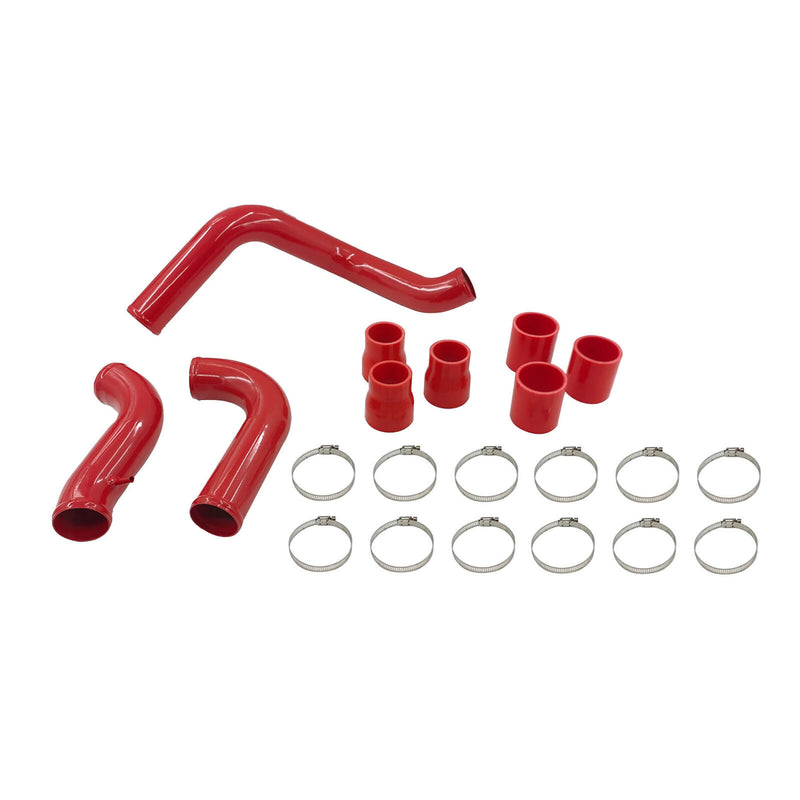 Fit For Nissan Navara D40 Turbo 2.5L YD25DDTI Engine 2005-2014 Intercooler Piping Kit With Joints & Clamps Red