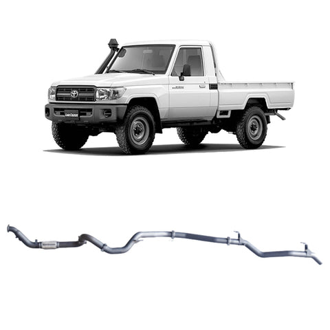 Redback Extreme Duty Exhaust 3in Turbo Back (No Cat & No