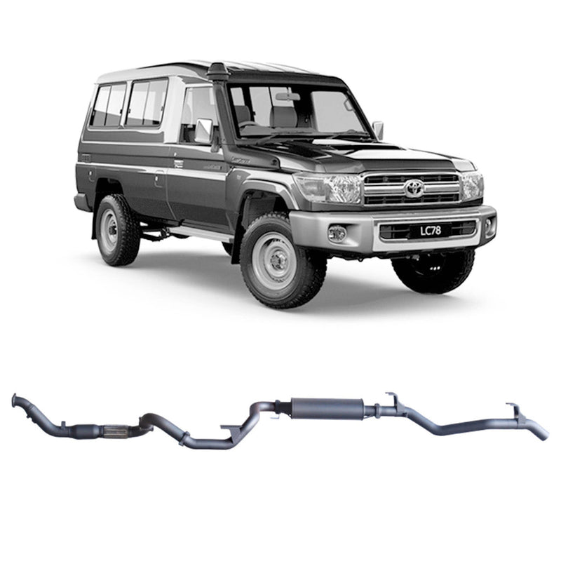 Redback Extreme Duty Exhaust 3in Turbo Back (With Cat &