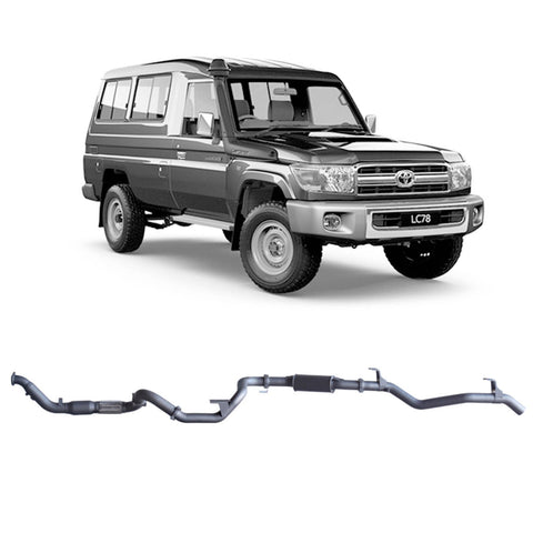 Redback Extreme Duty Exhaust 3in Turbo Back (With Cat &
