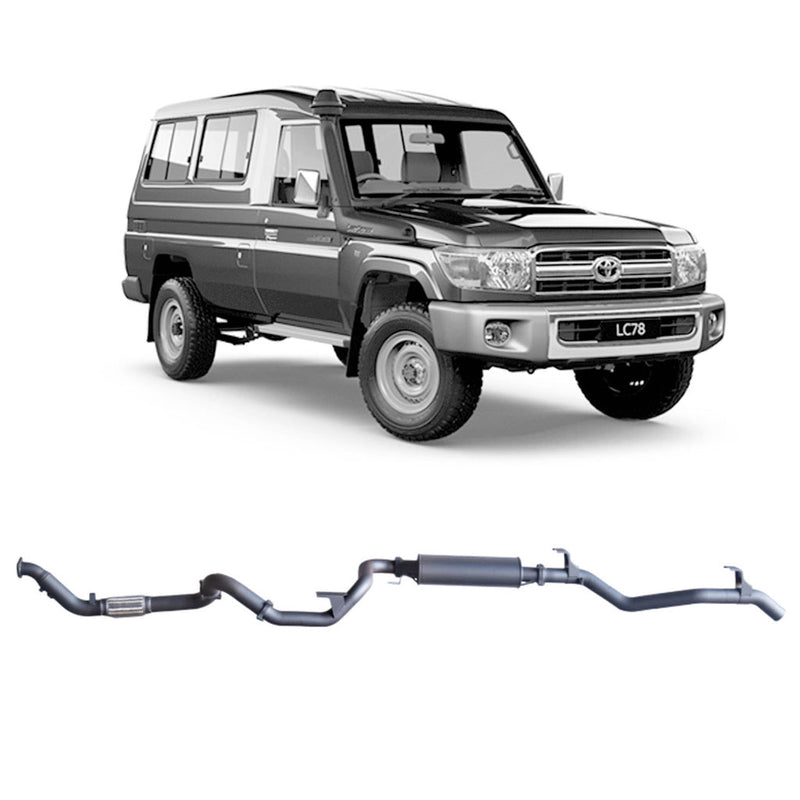 Redback Extreme Duty Exhaust 3in Turbo Back (No Cat With