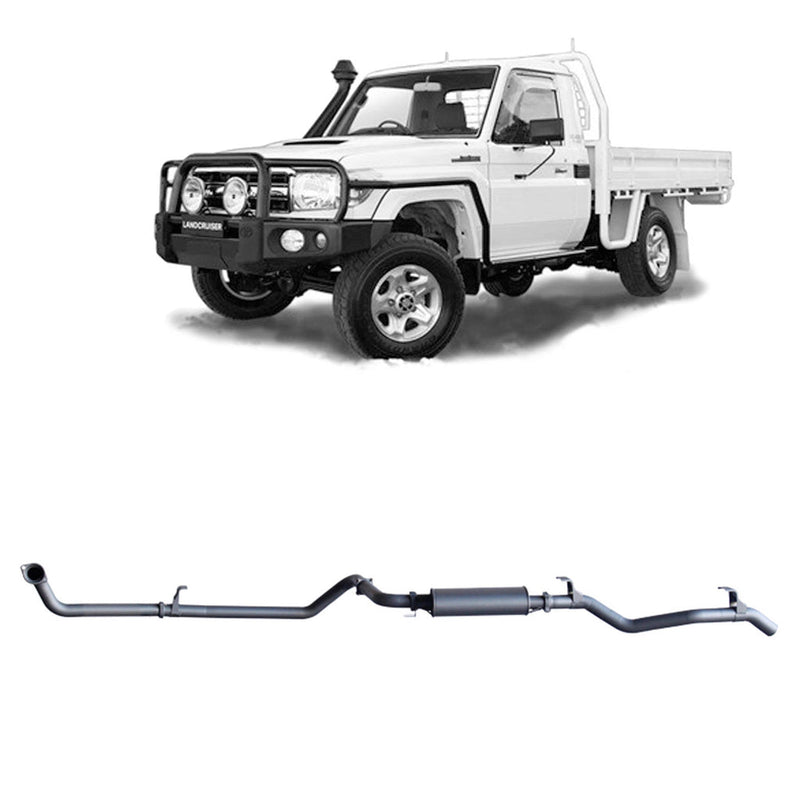 Redback Extreme Duty Exhaust 3in Dump Pipe Back (No Cat