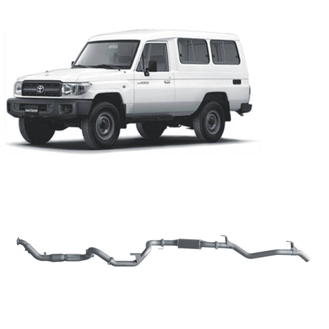 Redback Extreme Duty Exhaust 3in Dump Pipe Back (With Cat