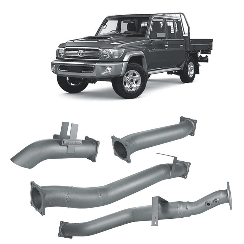 Redback Extreme Duty Exhaust 4in DPF Back (No Cat & No
