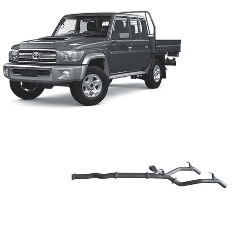 Redback Extreme Duty Exhaust 3in Twin DPF Back (No Cat &