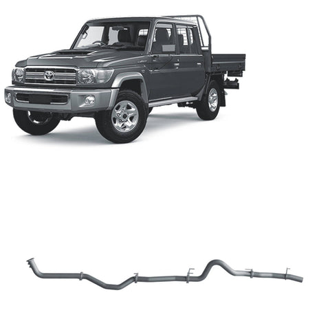 Redback Extreme Duty Exhaust 3in DPF Back (No Cat & No