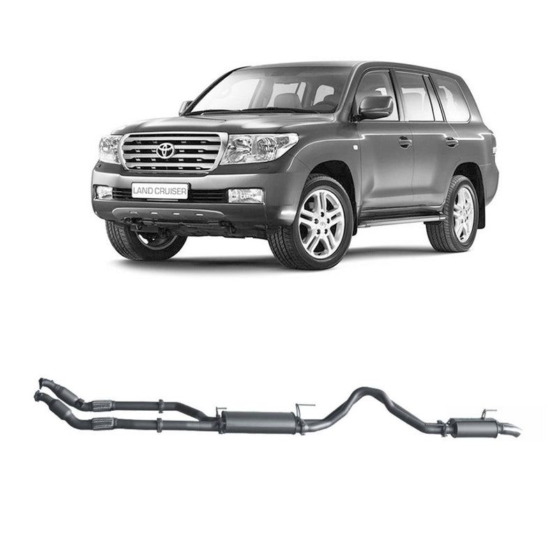 Redback Extreme Duty Exhaust 3in Twin Turbo Back (With